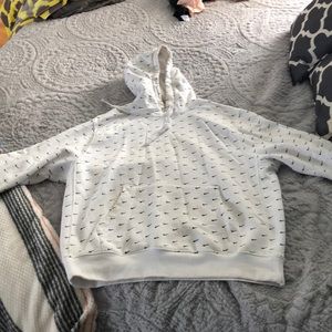 checked nike hoodie